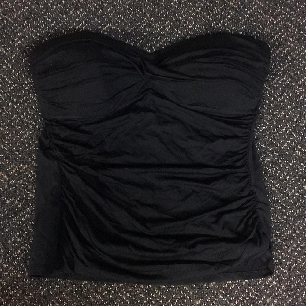 Black swim top